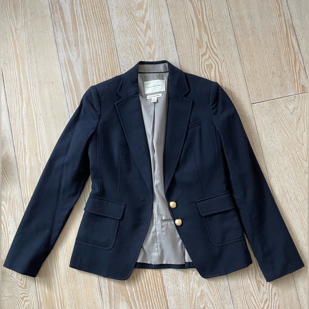 Banana Republic Navy Blazer